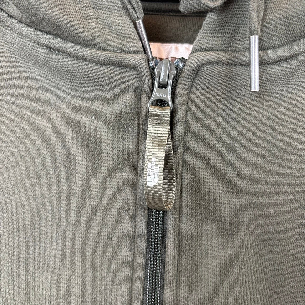 THE NORTH FACE ノースフェイス ジップアップパーカー カーキ  L