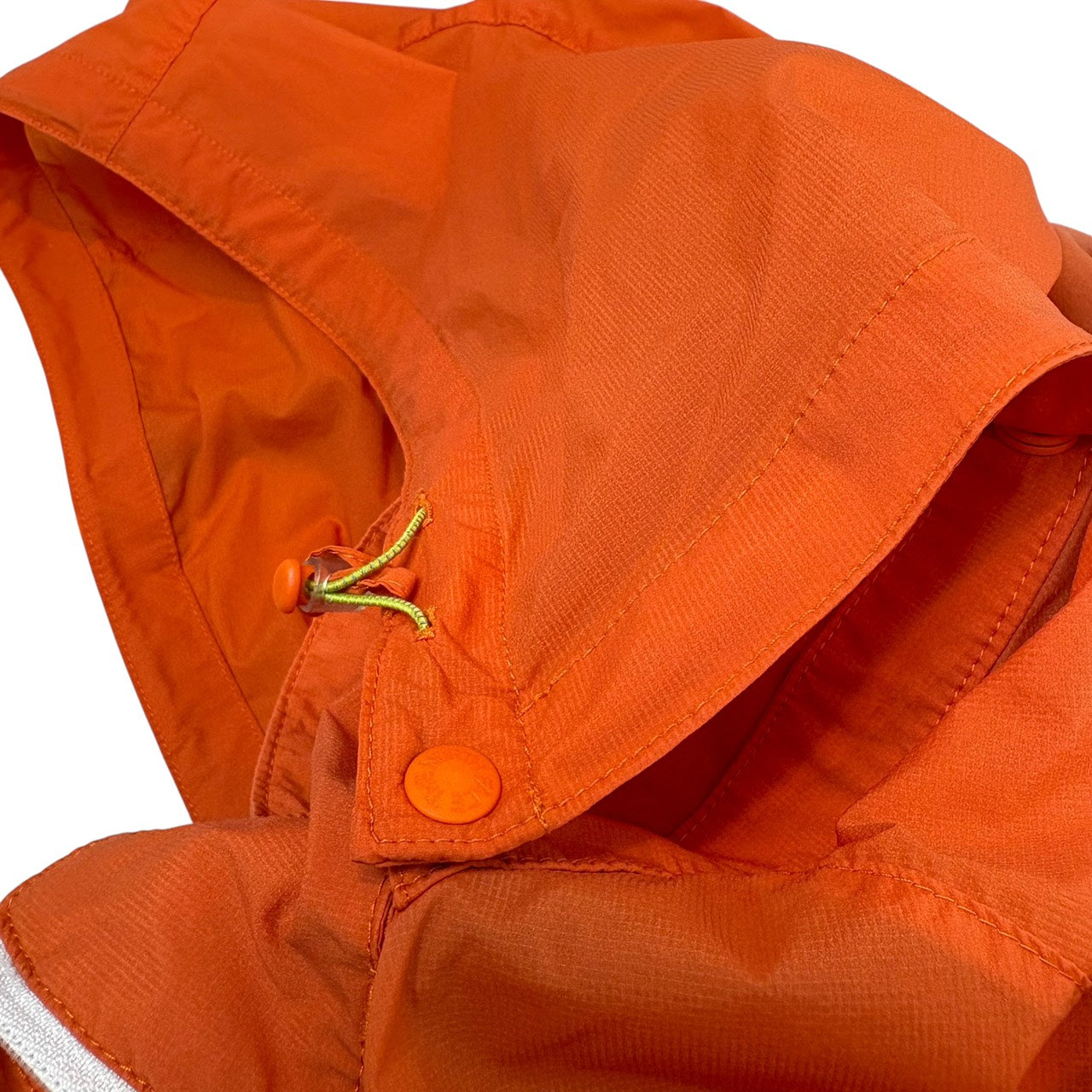 THE NORTH FACE ナイロンパーカー ワッペン付き オレンジ × ネイビー  XL