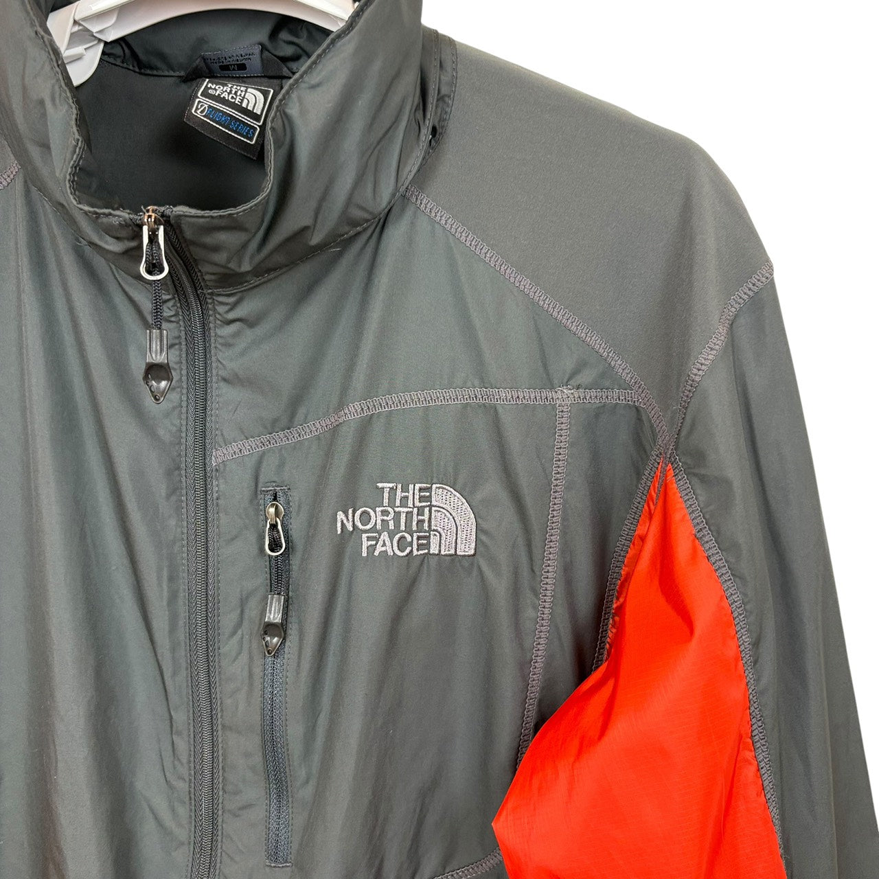 THE NORTH FACE FLIGHT SERIES ジャケット グレー/レッド M