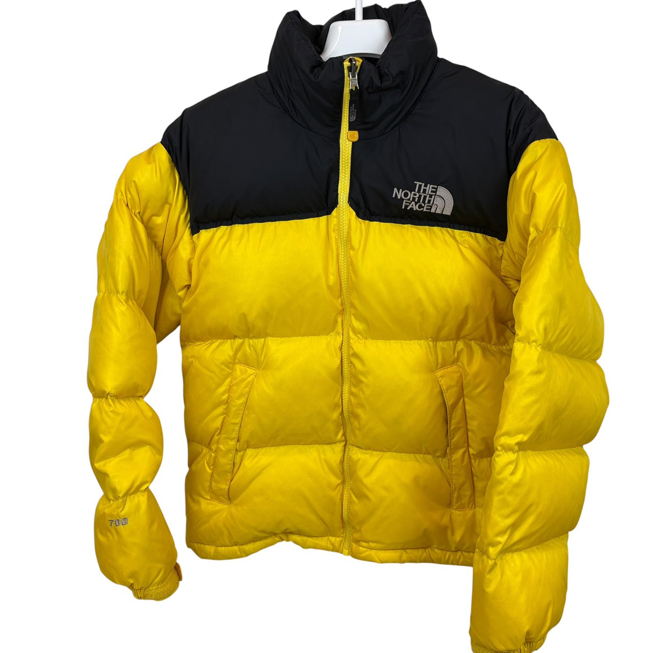 THE NORTH FACE ヌプシ 700フィル ダウンジャケット イエロー M