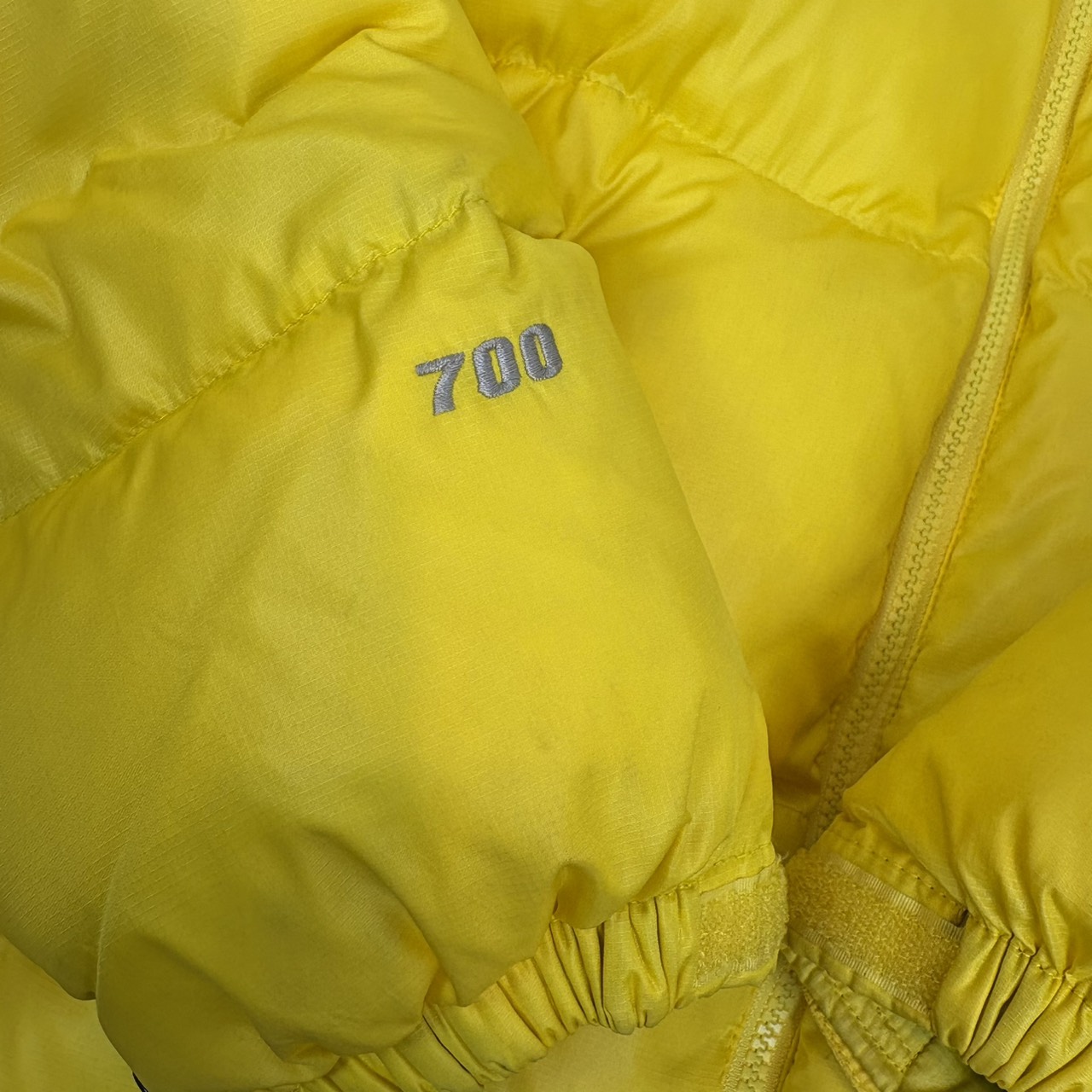 THE NORTH FACE ヌプシ 700フィル ダウンジャケット イエロー M