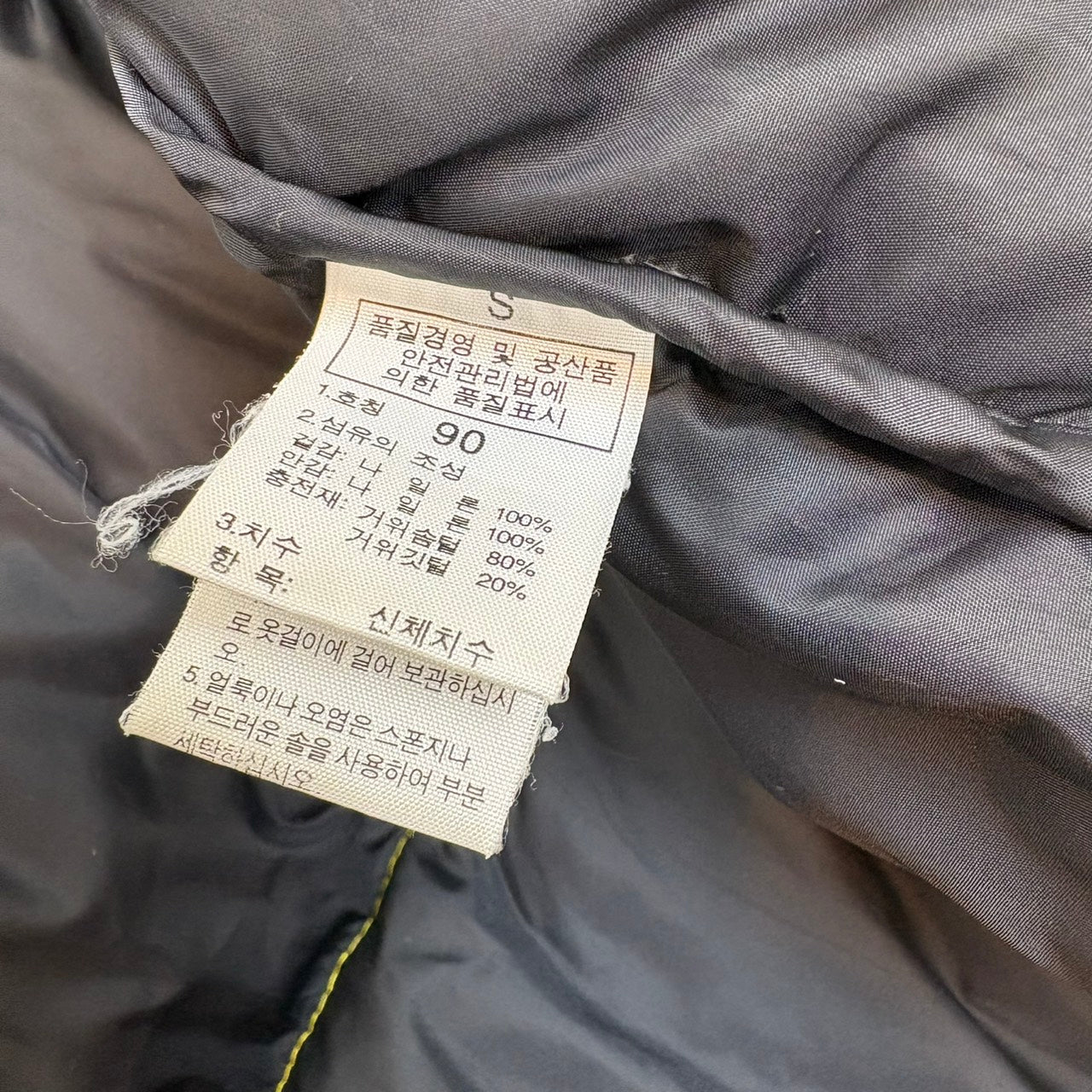 THE NORTH FACE ヌプシ 700フィル ダウンジャケット イエロー M