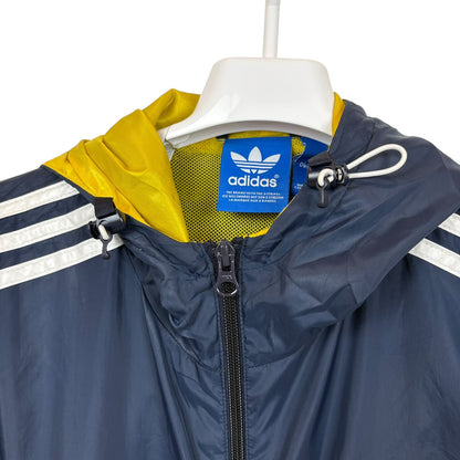 adidas アディダス コロラド ウインドブレーカー イエロー×ネイビー L