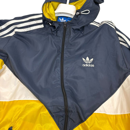 adidas アディダス コロラド ウインドブレーカー イエロー×ネイビー L