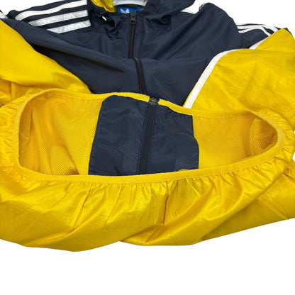 adidas アディダス コロラド ウインドブレーカー イエロー×ネイビー L