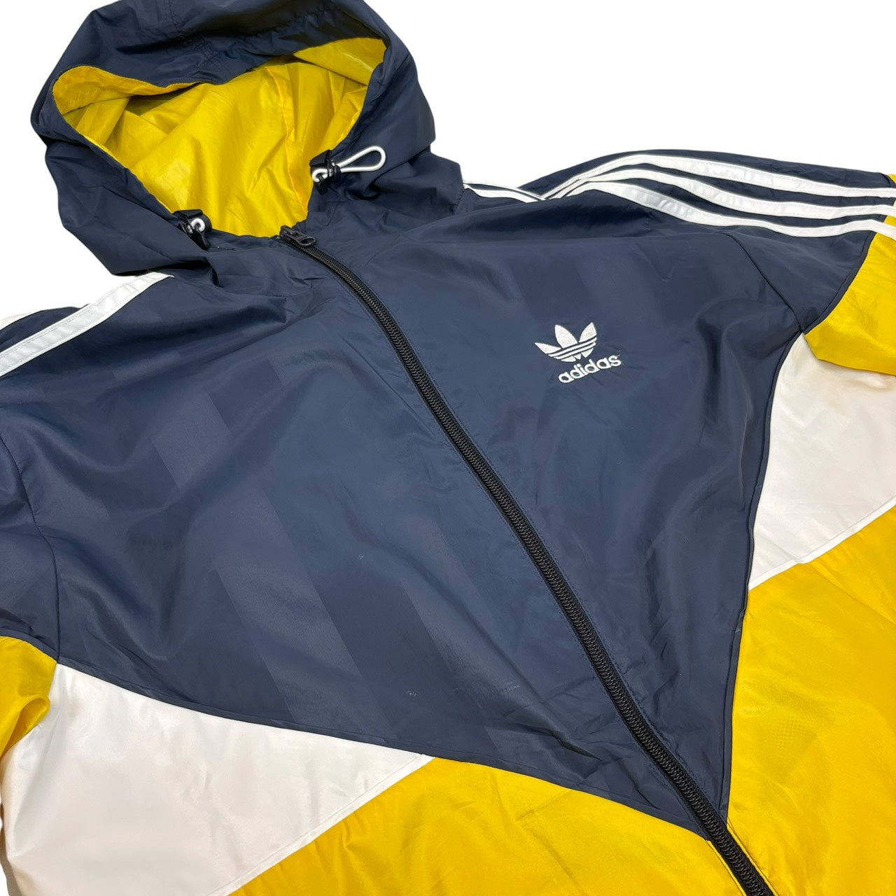 adidas アディダス コロラド ウインドブレーカー イエロー×ネイビー L