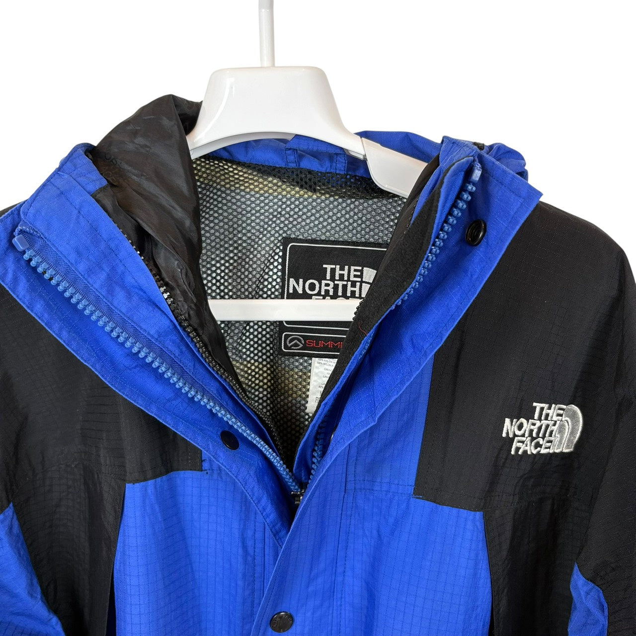 ノースフェイス GORE-TEX サミットシリーズ ヴィンテージジャケット ブルー × ブラック M