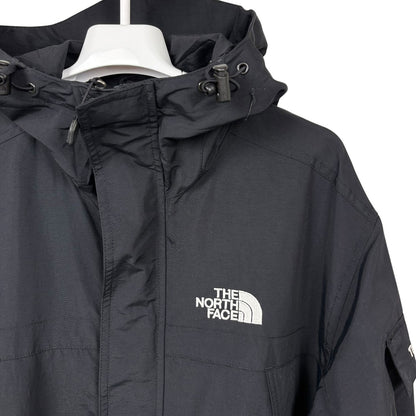 THE NORTH FACE ノースフェイス マウンテンパーカー ロゴ刺繍 ブラック M