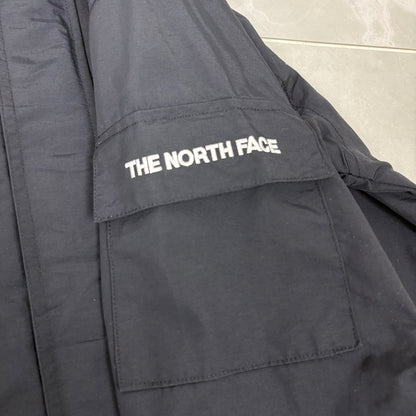 THE NORTH FACE ノースフェイス マウンテンパーカー ロゴ刺繍 ブラック M