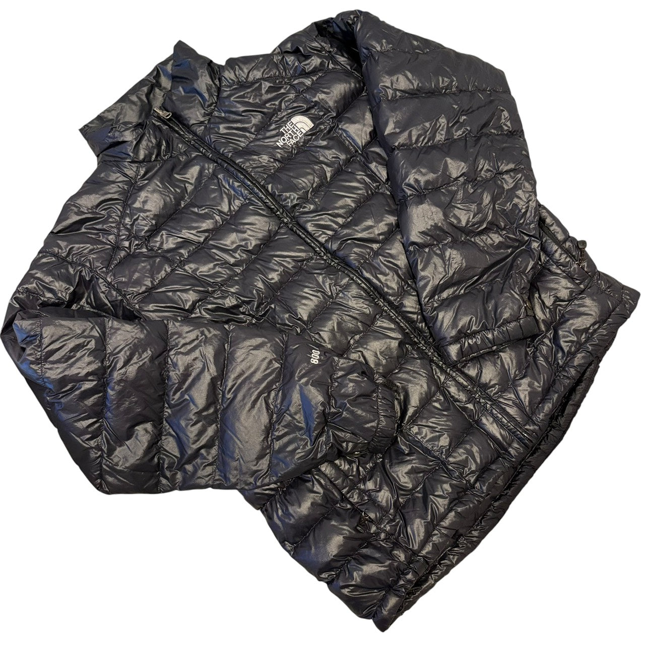 THE NORTH FACE ノースフェイス 800FP 薄手ダウン ブラック L