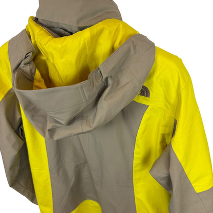 ノースフェイス GORE-TEX マウンテンジャケット イエロー × グレー L
