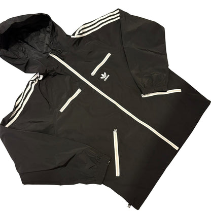adidas アディダス ウインドブレーカー 黒 L