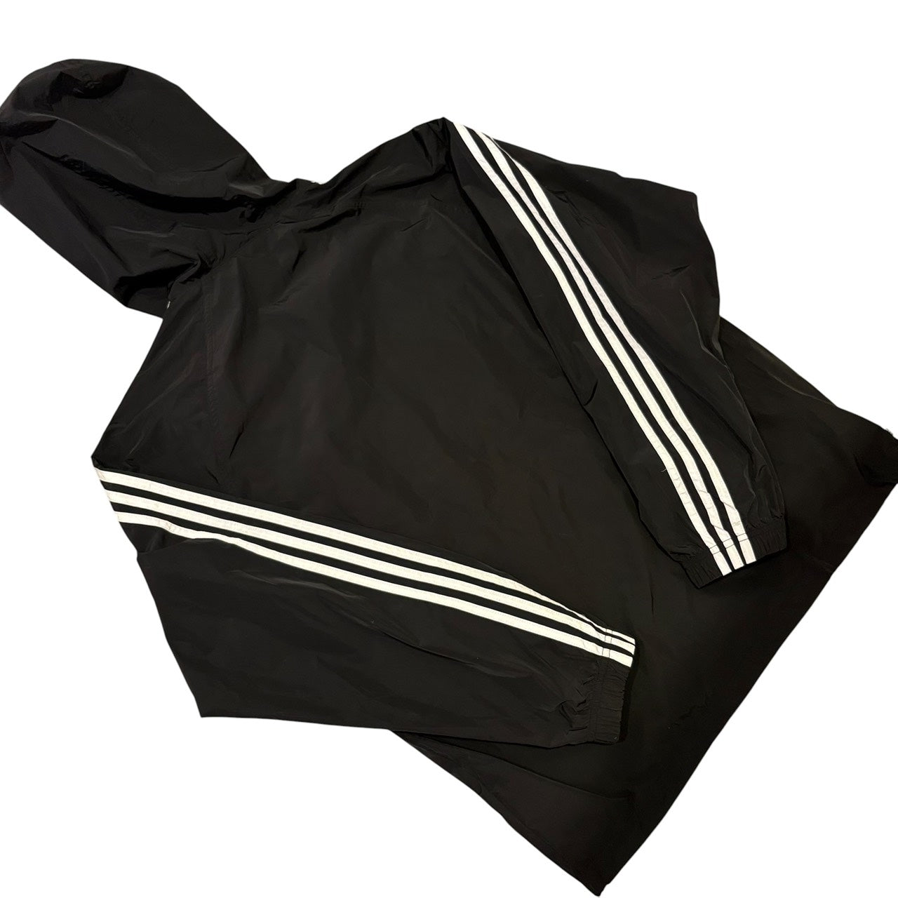 adidas アディダス ウインドブレーカー 黒 L