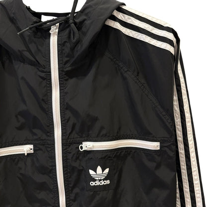 adidas アディダス ウインドブレーカー 黒 L