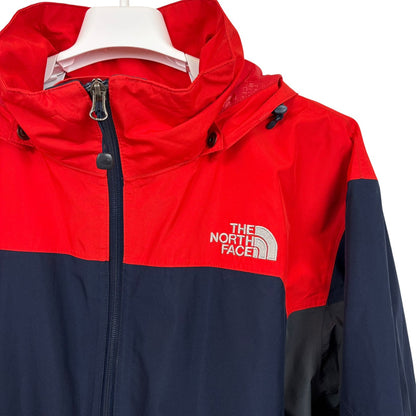 ノースフェイス GORE-TEX マウンテンパーカー レッド × ネイビー × グレー L