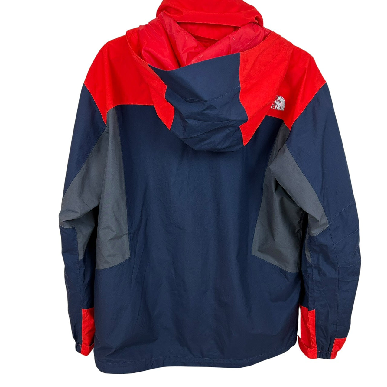 ノースフェイス GORE-TEX マウンテンパーカー レッド × ネイビー × グレー L