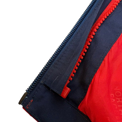 ノースフェイス GORE-TEX マウンテンパーカー レッド × ネイビー × グレー L