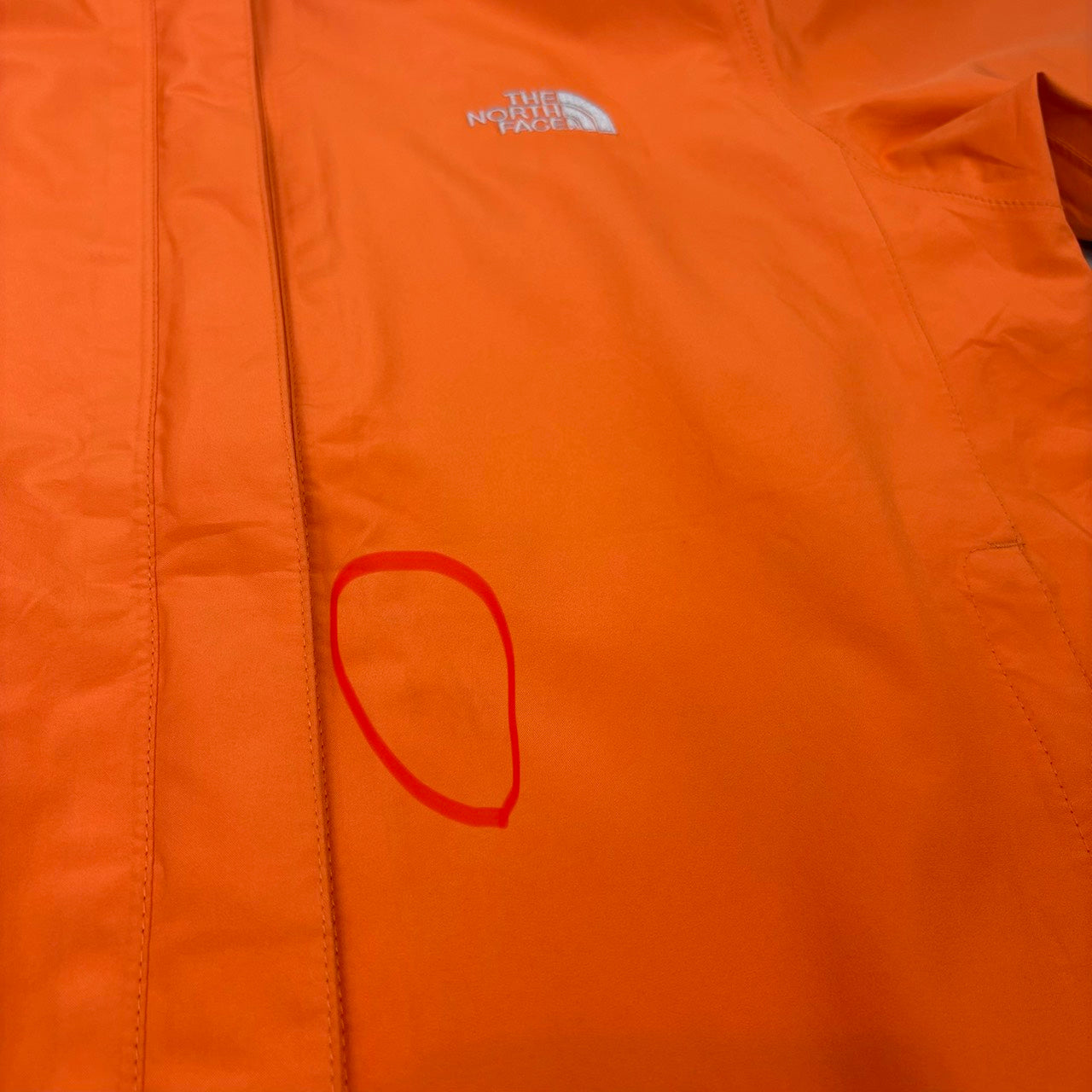 ノースフェイス GORE-TEX マウンテンパーカー オレンジ XL