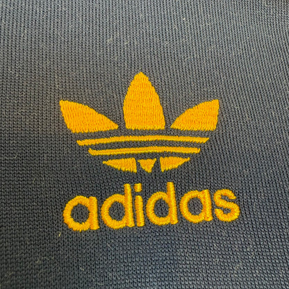 adidas アディダス トラックジャケット スーパースター ネイビー×ホワイト×イエロー S