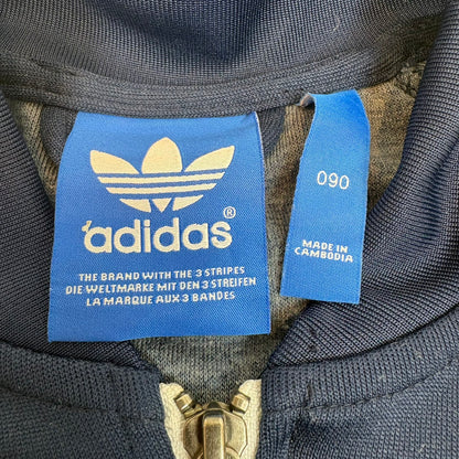adidas アディダス トラックジャケット スーパースター ネイビー×ホワイト×イエロー S