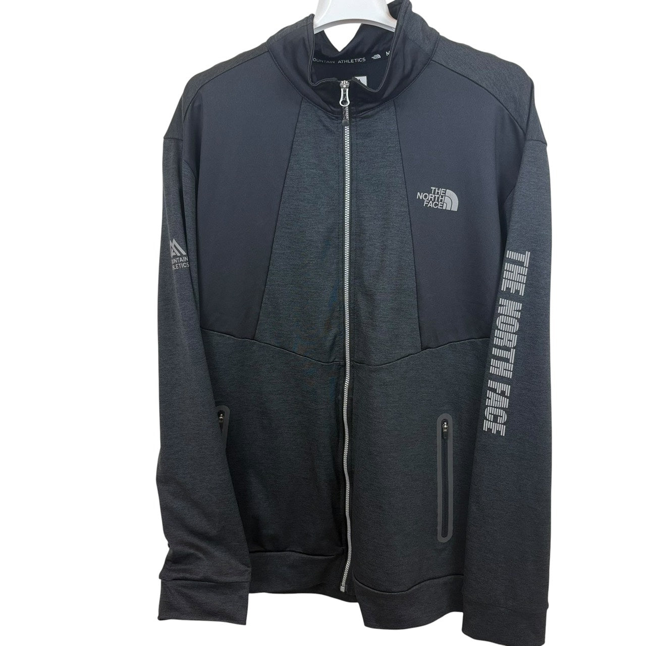 ノースフェイス マウンテンアスレチックス ジップアップジャケット ダークグレー XL