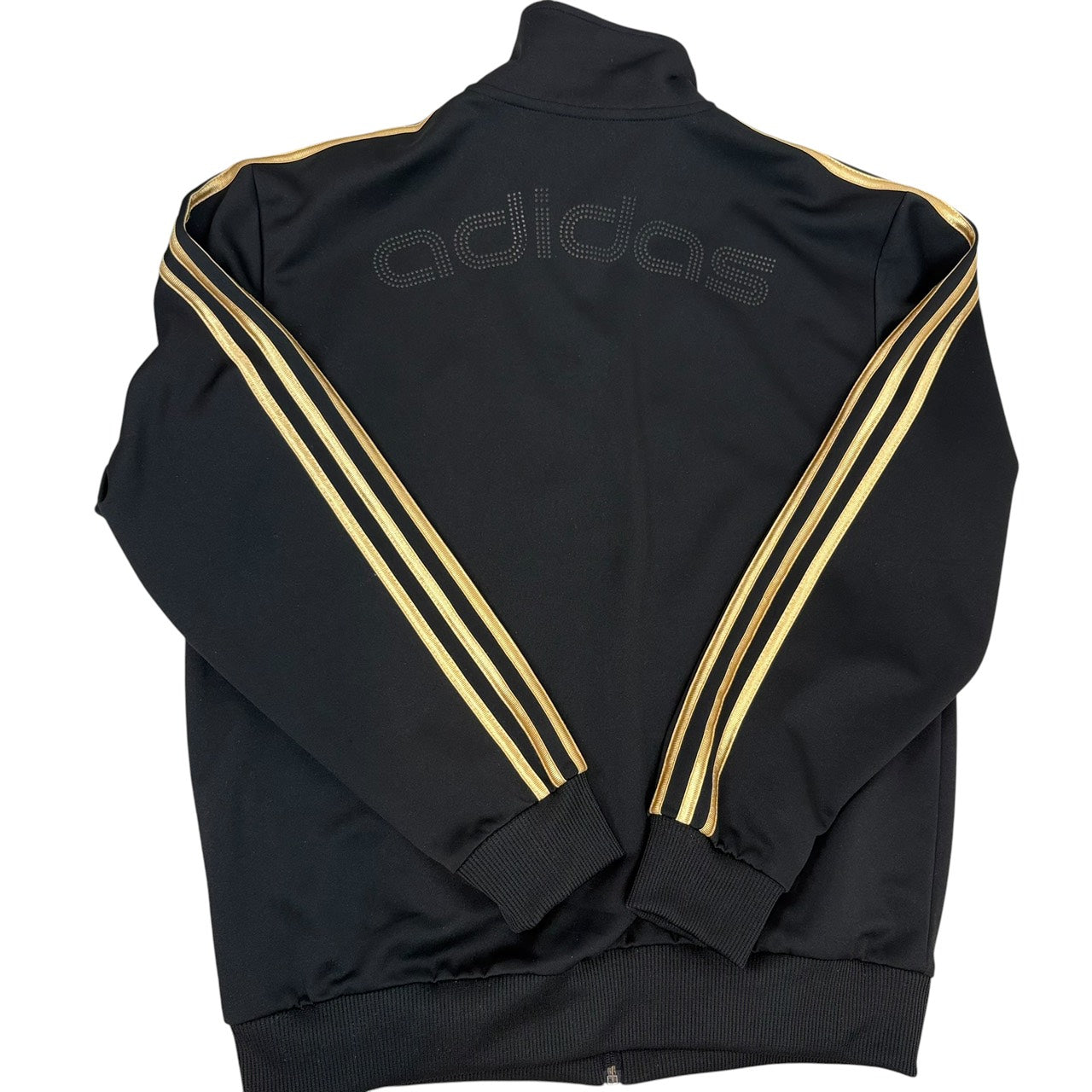 adidas アディダス トラックジャケット ブラック×ゴールド L