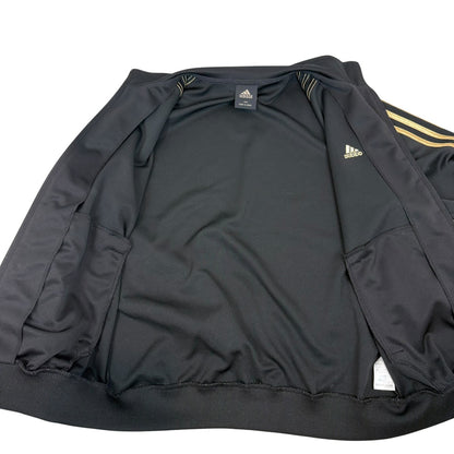adidas アディダス トラックジャケット ブラック×ゴールド L