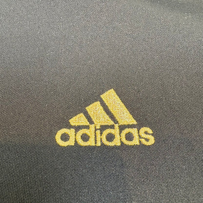 adidas アディダス トラックジャケット ブラック×ゴールド L
