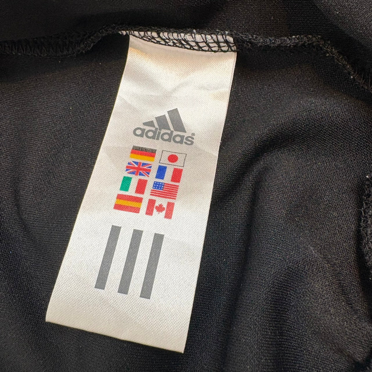 adidas アディダス トラックジャケット ブラック×ゴールド L