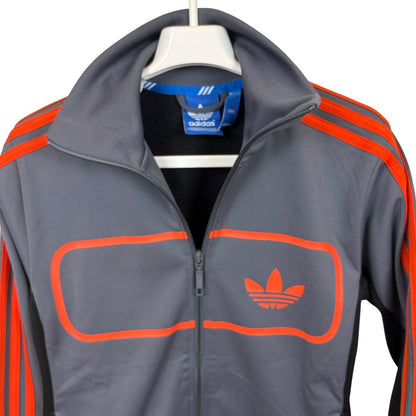 adidas アディダス ストリートダイバー トラックジャケット グレー×オレンジ M