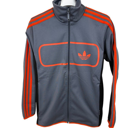 adidas アディダス ストリートダイバー トラックジャケット グレー×オレンジ M