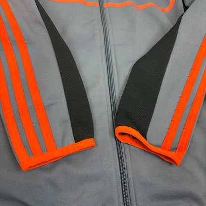adidas アディダス ストリートダイバー トラックジャケット グレー×オレンジ M