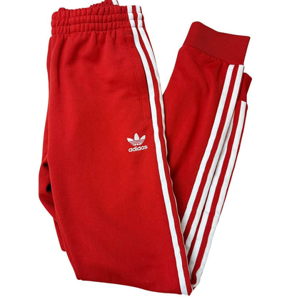 adidas アディダス スーパースター ジョガーパンツ 赤 M