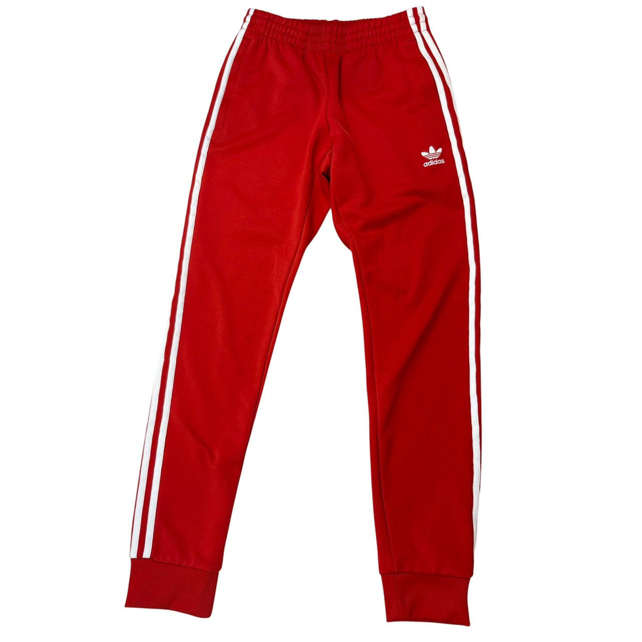 adidas アディダス スーパースター ジョガーパンツ 赤 M