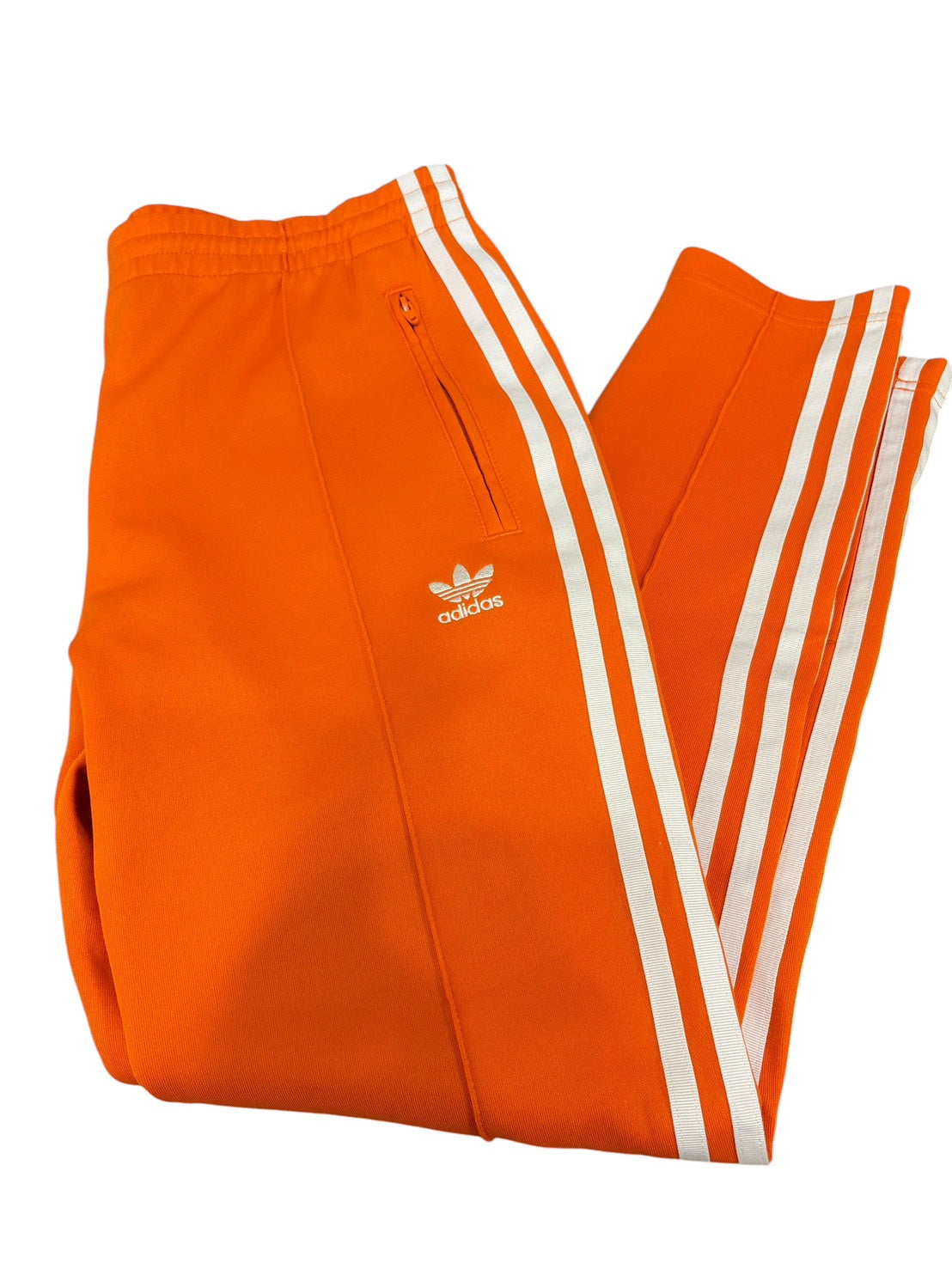 adidas アディダス スーパースター トラックパンツ ジャージ オレンジ S