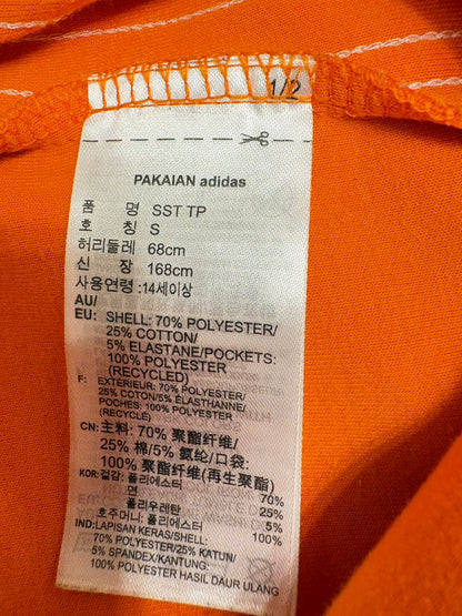 adidas アディダス スーパースター トラックパンツ ジャージ オレンジ S