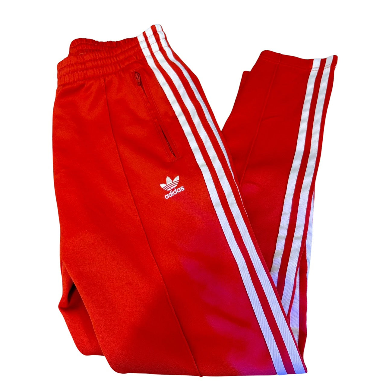 adidas アディダス トラックパンツ ジャージ レッド S