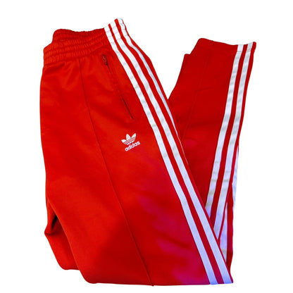adidas アディダス トラックパンツ ジャージ レッド S