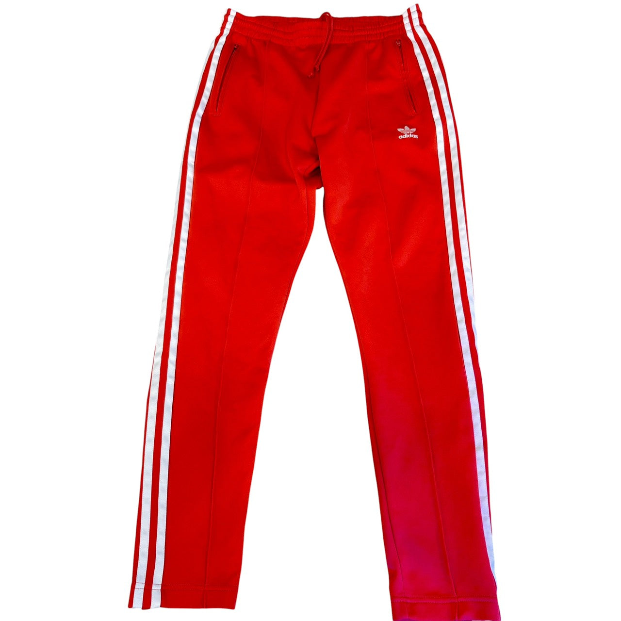 adidas アディダス トラックパンツ ジャージ レッド S