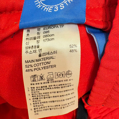 adidas アディダス ヨーロッパシリーズ トラックパンツ ジャージ レッドxブラック M