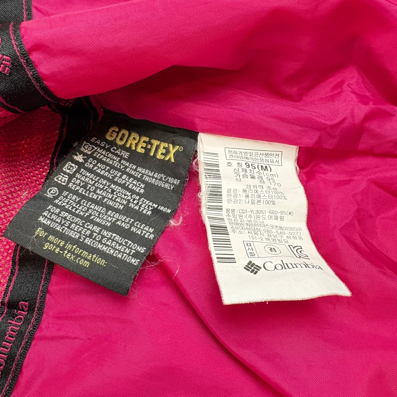 Columbia コロンビア GORE-TEX マウンテンパーカー ピンク M