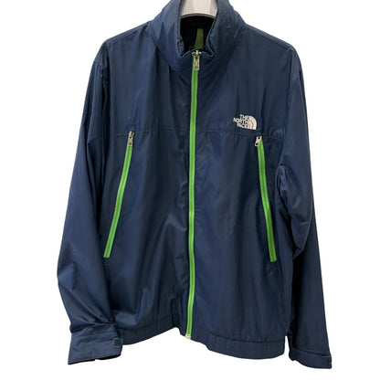 THE NORTH FACE ナイロンジャケット ネイビー×グリーン L