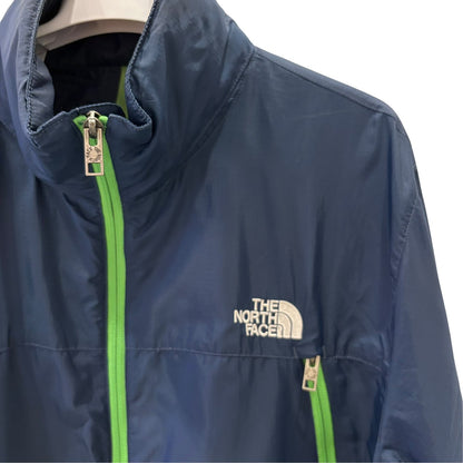 THE NORTH FACE ナイロンジャケット ネイビー×グリーン L