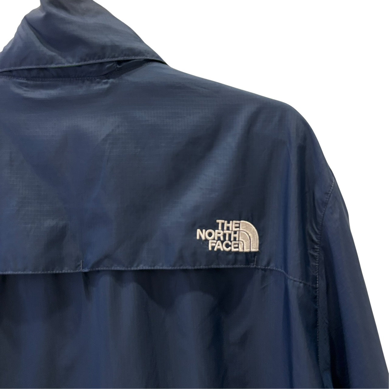 THE NORTH FACE ナイロンジャケット ネイビー×グリーン L