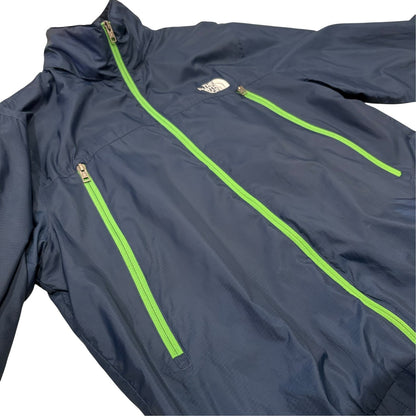 THE NORTH FACE ナイロンジャケット ネイビー×グリーン L