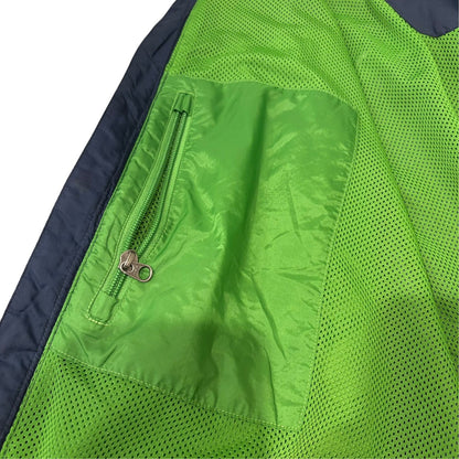 THE NORTH FACE ナイロンジャケット ネイビー×グリーン L