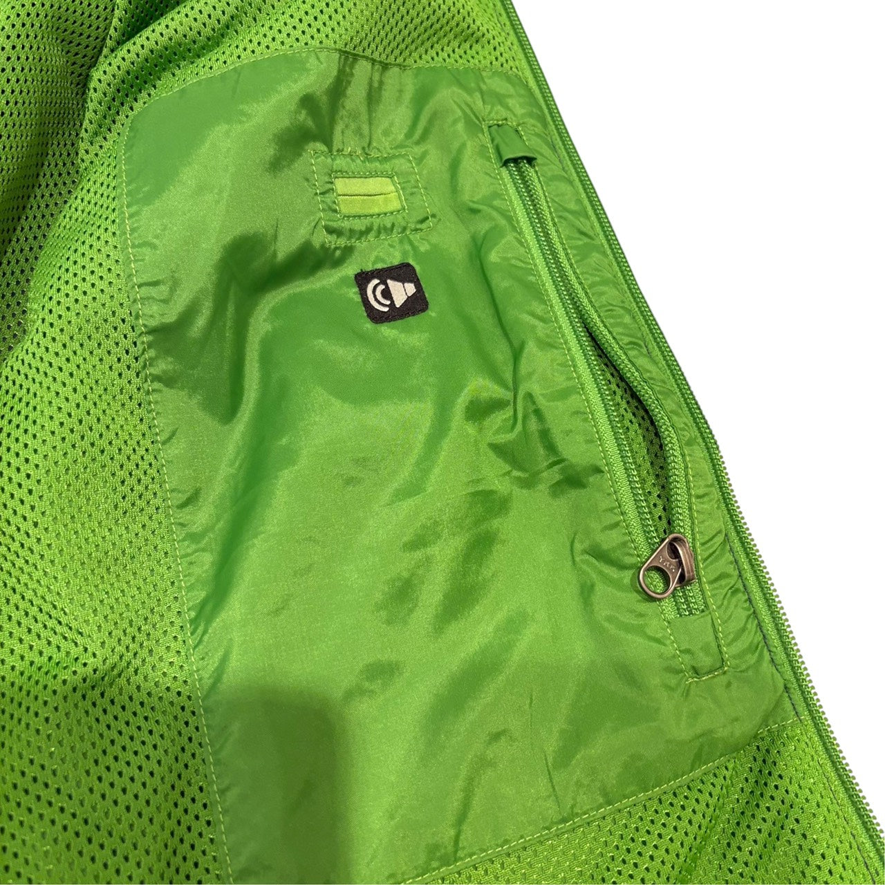 THE NORTH FACE ナイロンジャケット ネイビー×グリーン L