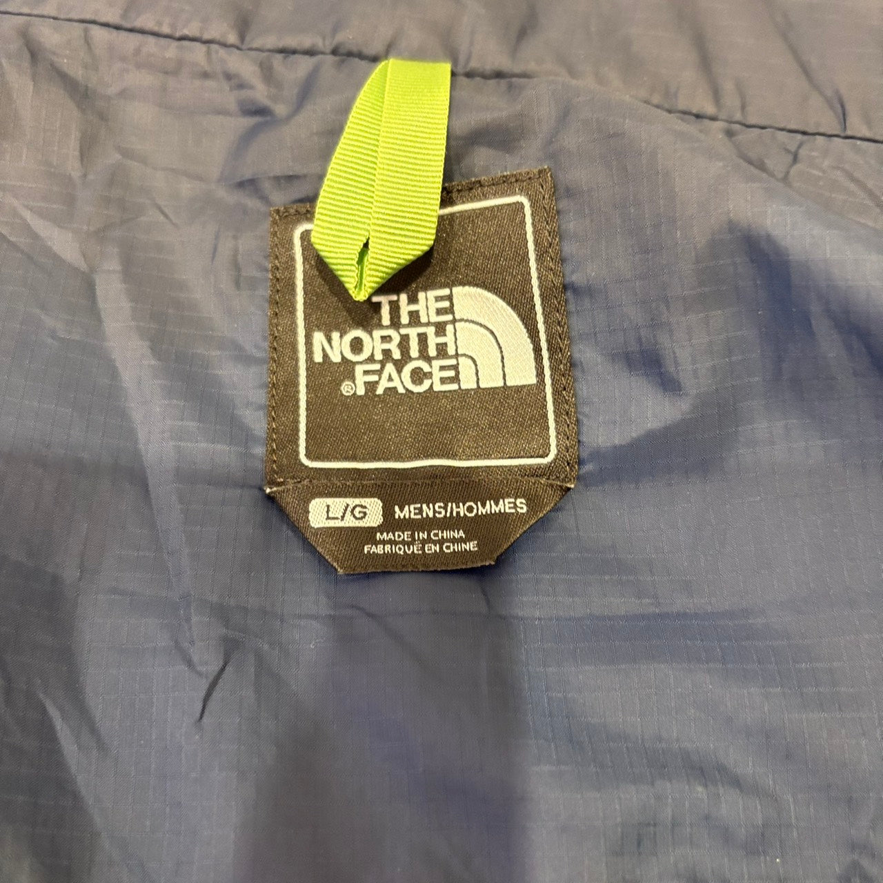 THE NORTH FACE ナイロンジャケット ネイビー×グリーン L