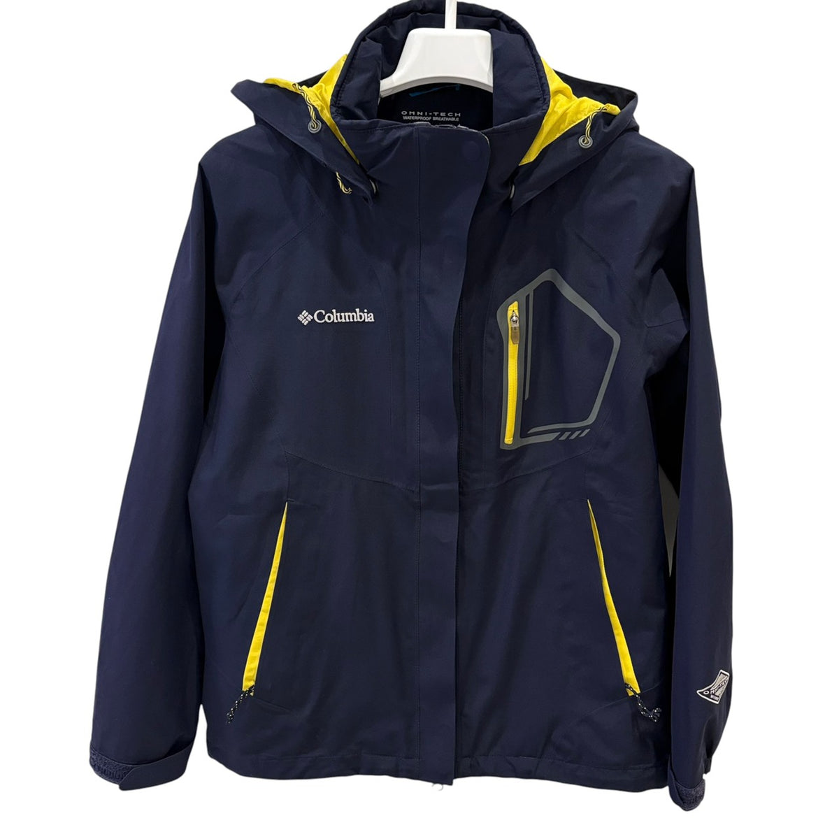 Columbia コロンビア オムニテック マウンテンパーカー ダブルジップ ネイビー S