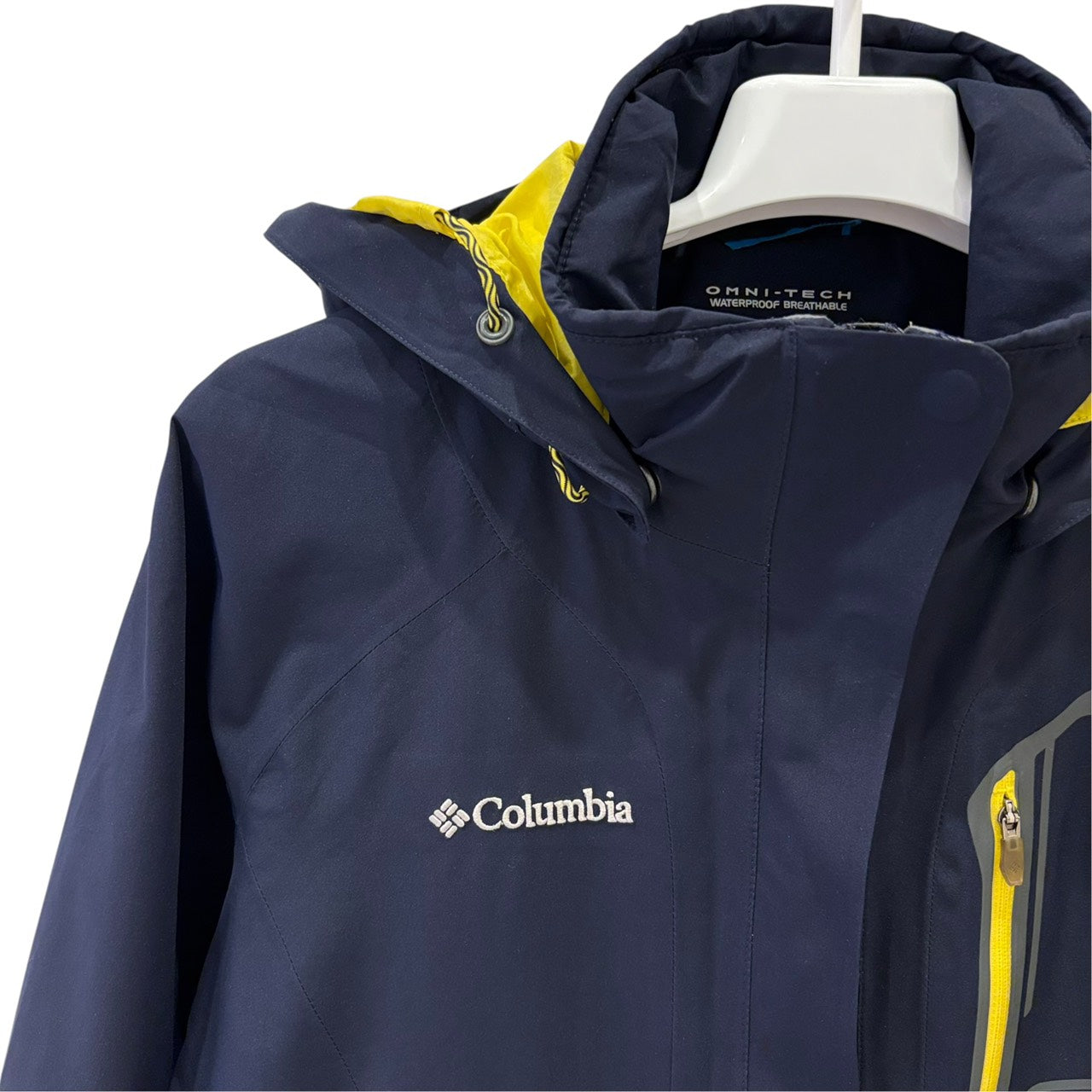 Columbia コロンビア オムニテック マウンテンパーカー ダブルジップ ネイビー S
